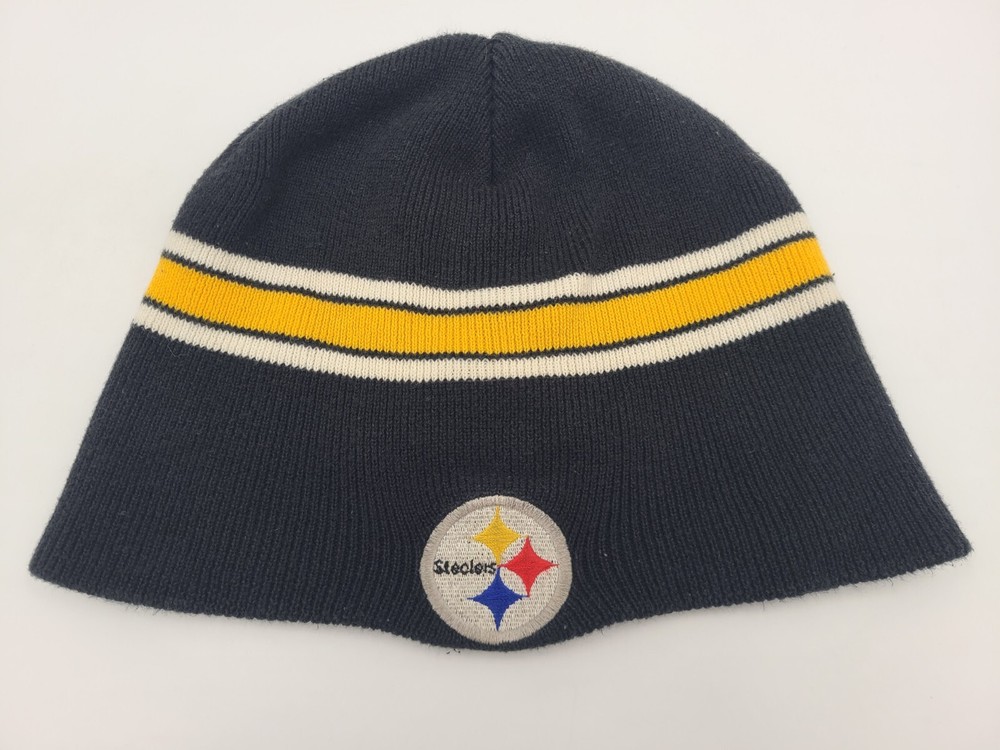 Pittsburgh Steelers NFL Knit Beanie Winter Cap for Men & Women - Black