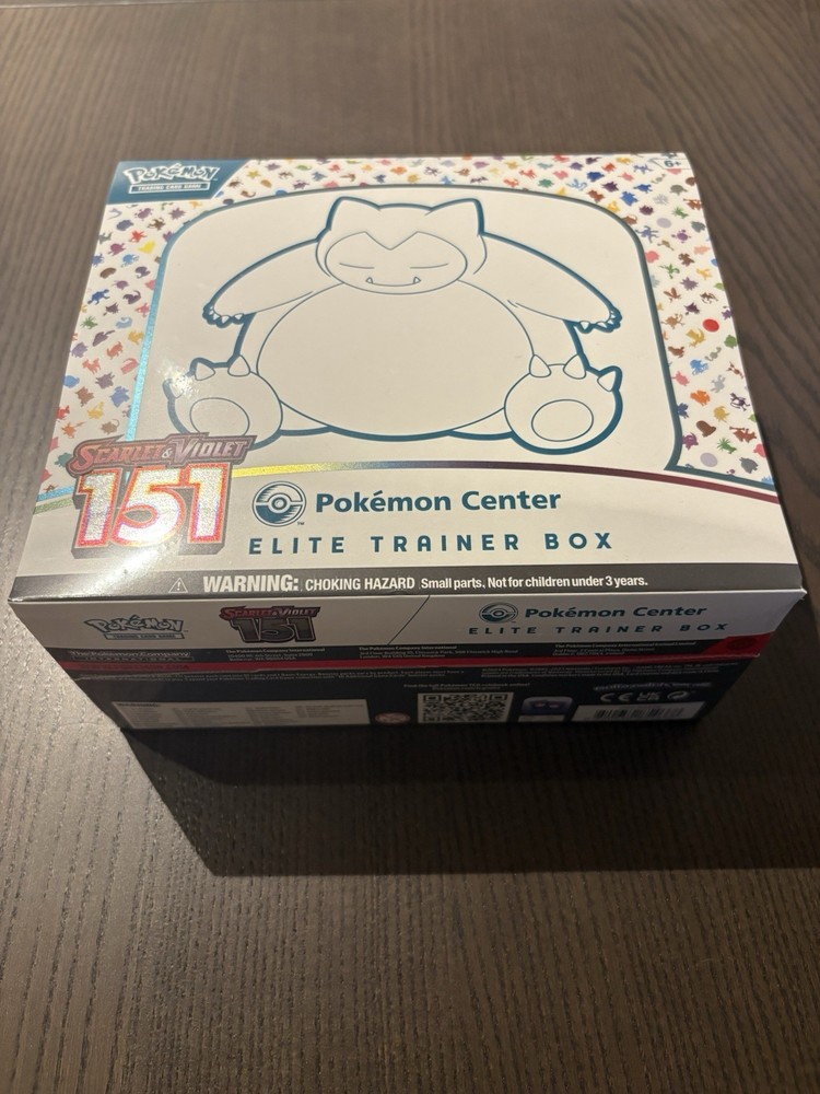 151 Pokemon Center Elite Trainer Box Etb Scarlet & Violet Sealed English Minty