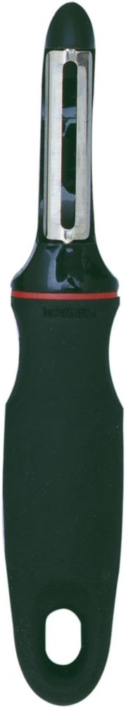 Norpro Bow Shape Peeler, Stainless Steel, Grip-EZ, Soft, Santoprene, Black