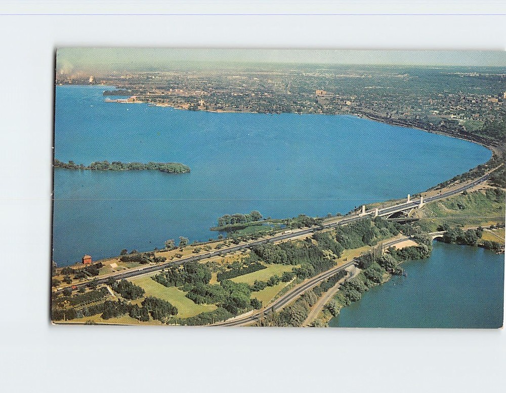 Postcard Aerial View Hamilton Ontario Canada
