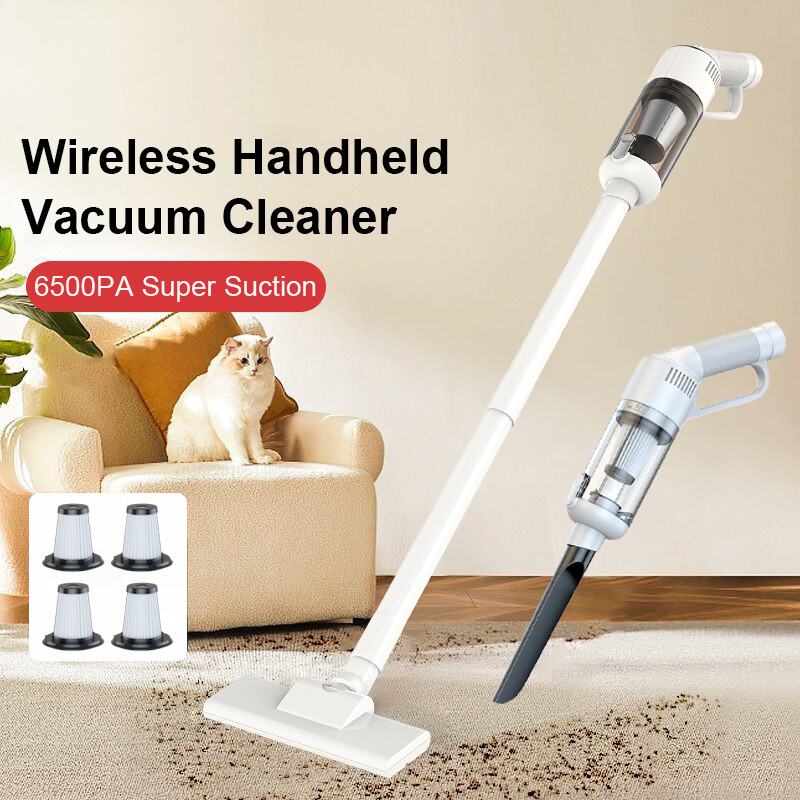 Wireless Vacuum Cleaner Powerful 6500PA High Power Portable Cordless For Home