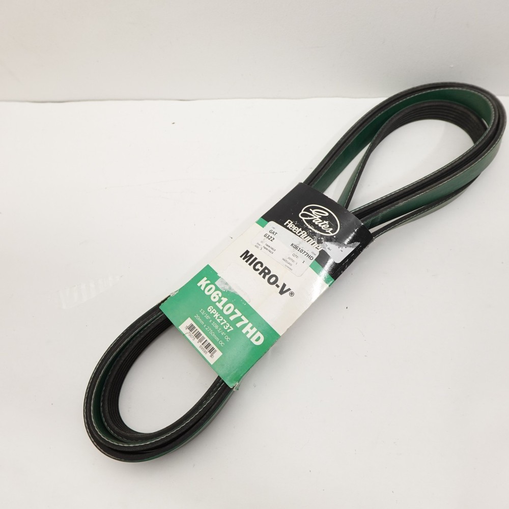 Heavy Duty Serpentine Belt Gates K061077HD Fleetrunner Micro-V