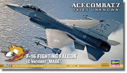 Hasegawa Ace Combat 7 F-16C Fighting Falcon Mage Squadron 1/72 Kit SP610 JAPAN-image