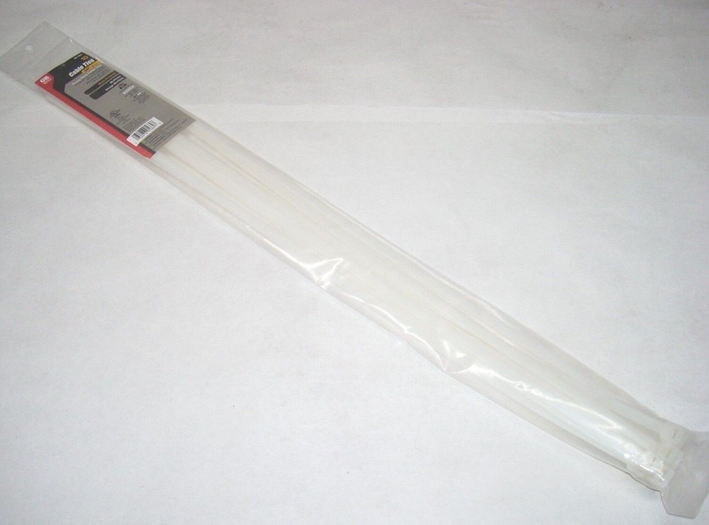 Gardner Bender 45-524 White Mounting Zip Tie Cable Ties 24