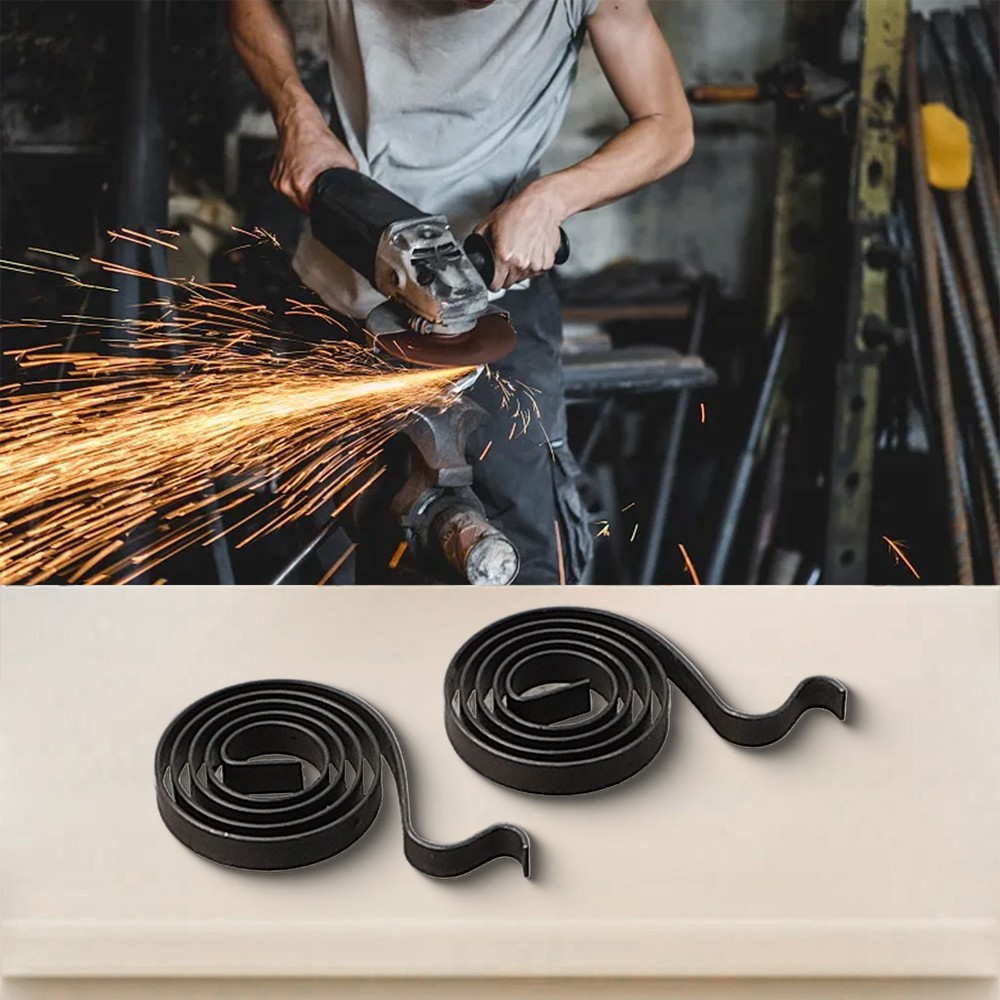 2pcs Carbon Brush Holder Spring Compatible with GWS6-100 Angle Grinder 22.5x12x2.5mm Replacement Part