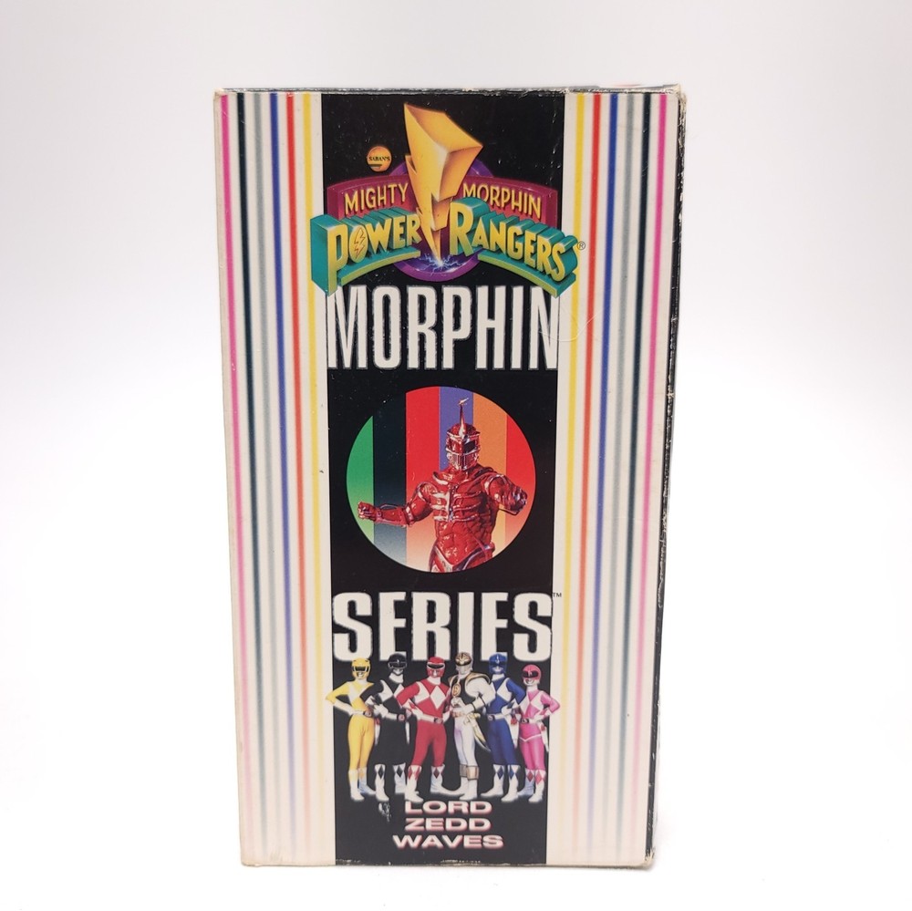 Mighty Morphin Power Rangers Morphin Series Vhs lord Zedd Waves