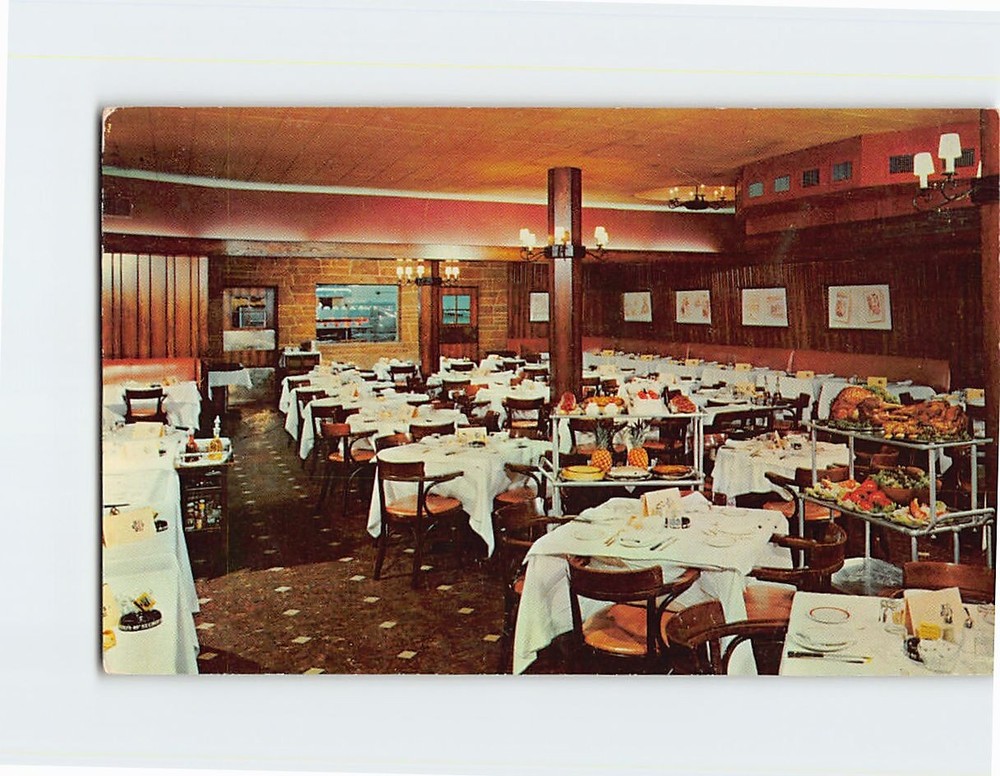 Postcard Manny Wolfs Steak And Chop House USA