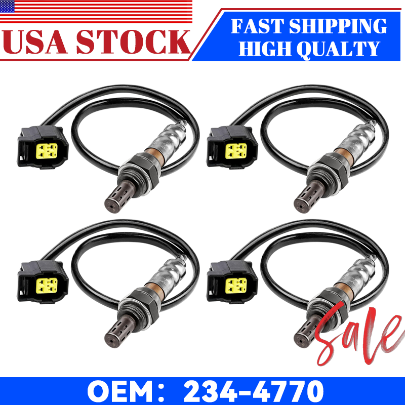 4X Up/Downstream Oxygen O2 Sensor For Dodge Ram Jeep Chrysler 234-4587 234-4770