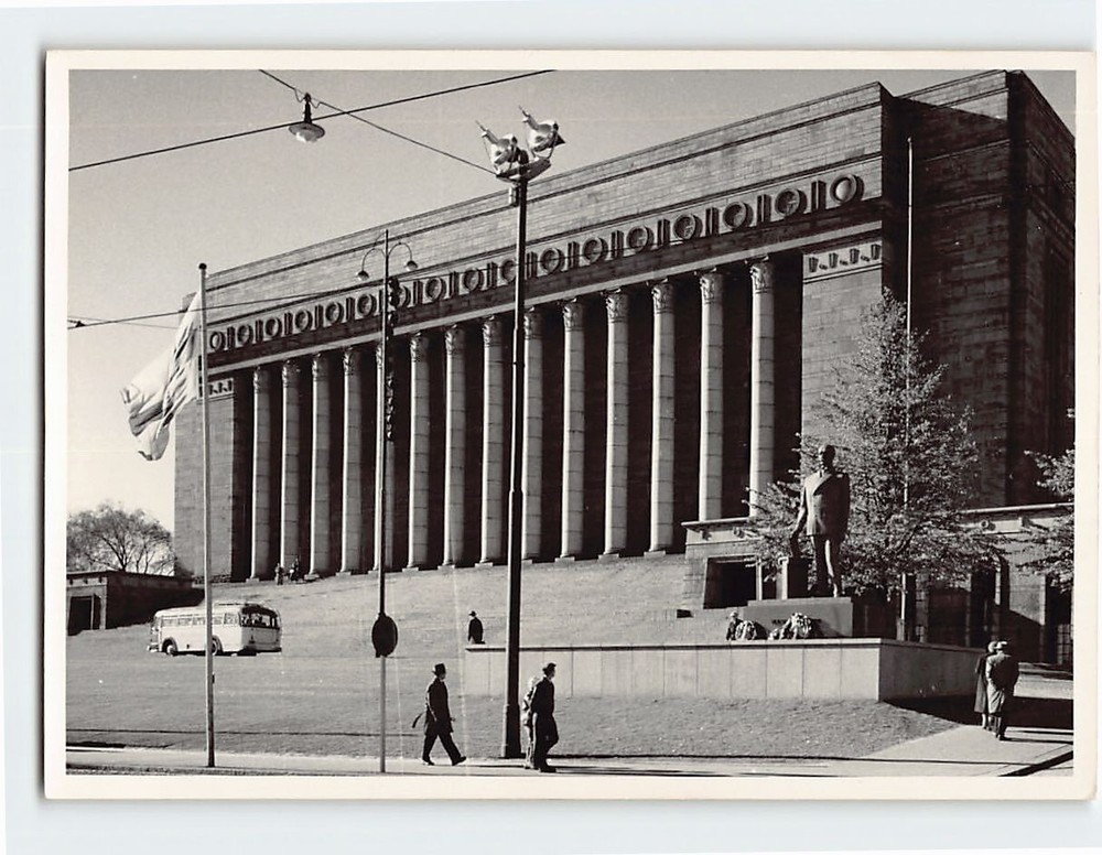 Postcard The Parliament House Helsinki Finland