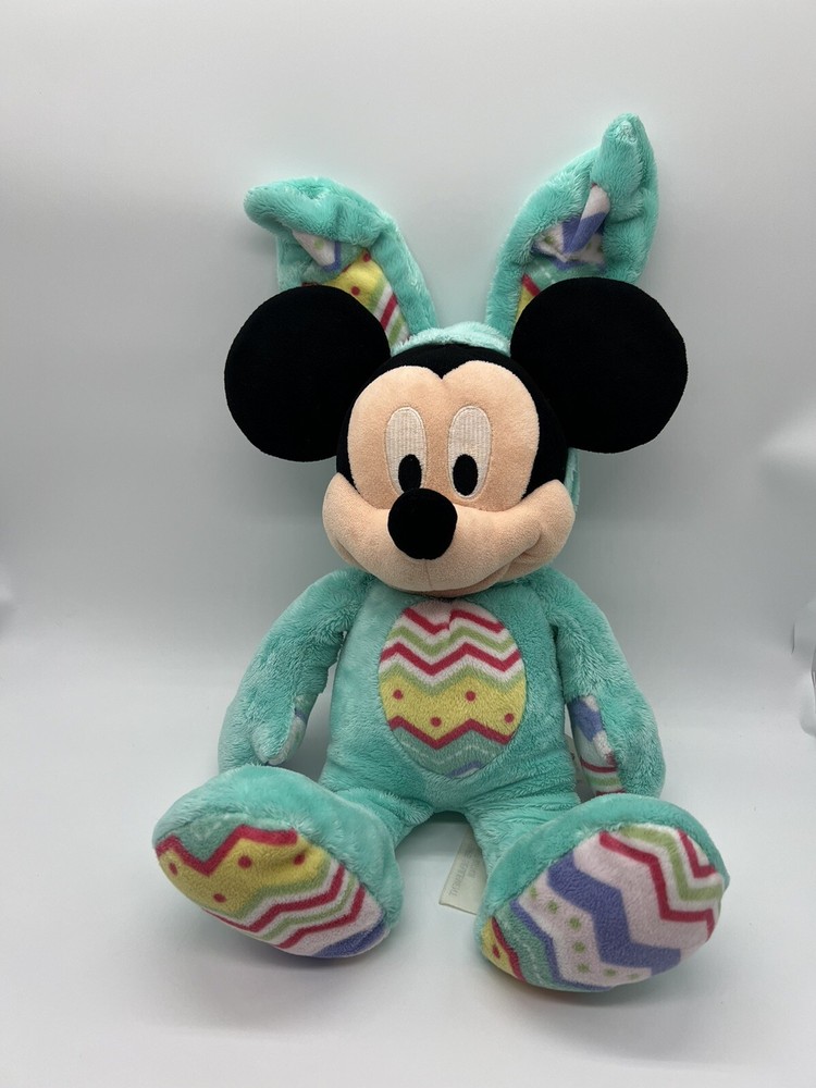 Mickey Mouse Easter Bunny Costume Plush Toy Authentic Disney Store Ears