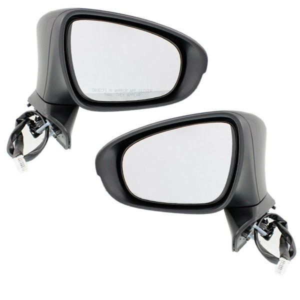 13-18 GS350/GS450h Power Rearview Mirrors with Signal & Puddle Lights - Pair