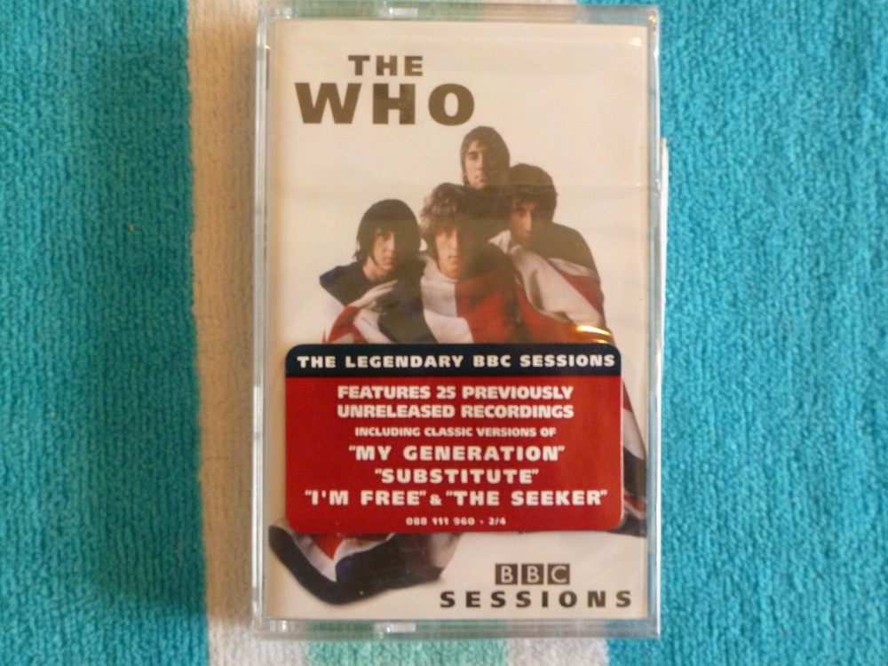 WHO BBC Sessions CASSETTE TAPE *SEALED w/ HYPE STICKER* MCA 2000 Mod Rock