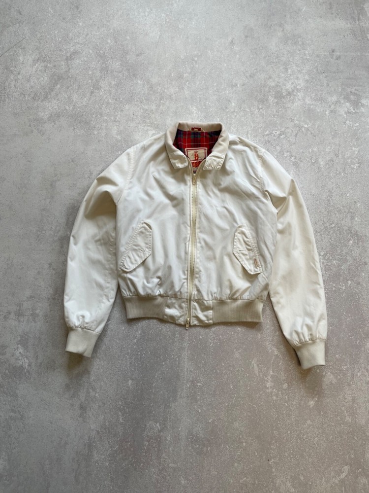 Baracuta G9 Harrington White Bomber Jacket England Women's M
