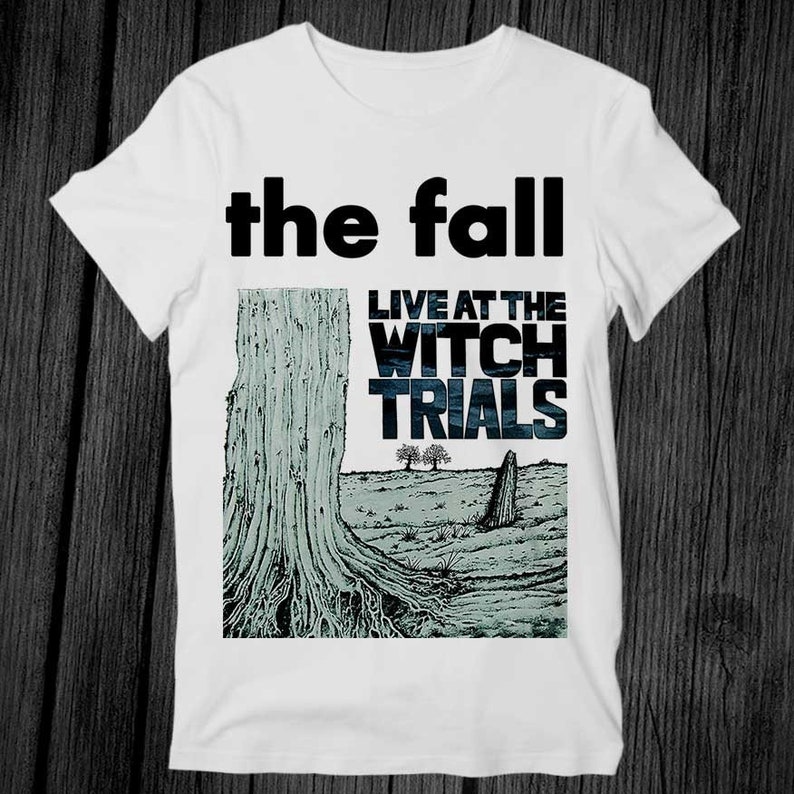 The Fall Live At The Witch Trials Vintage Band T-Shirt Unisex White