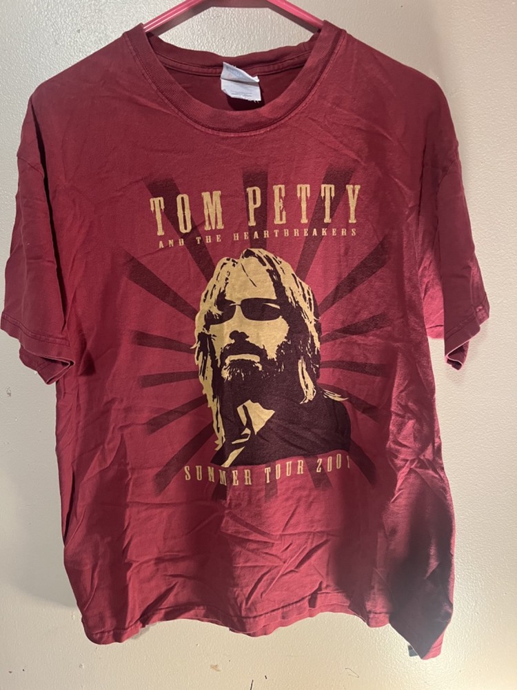 Tom Petty and the Heart Breakers 2008 Tour T Shirt Band Rock n Roll Large