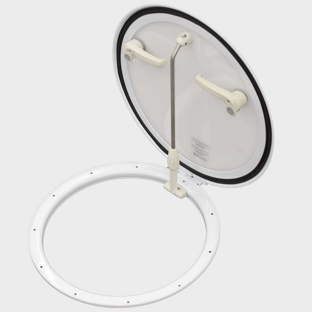 Maxwell Marine Boat Portlight Window WHS18WW1 | 16 1/2 Inch Aluminum