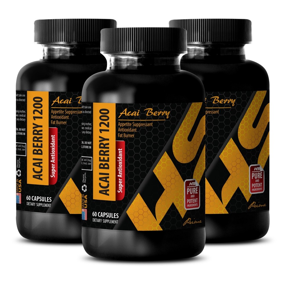 ACAI BERRY EXTRACT - Immune System Fortification Pills  - 3B 180 Caps-image