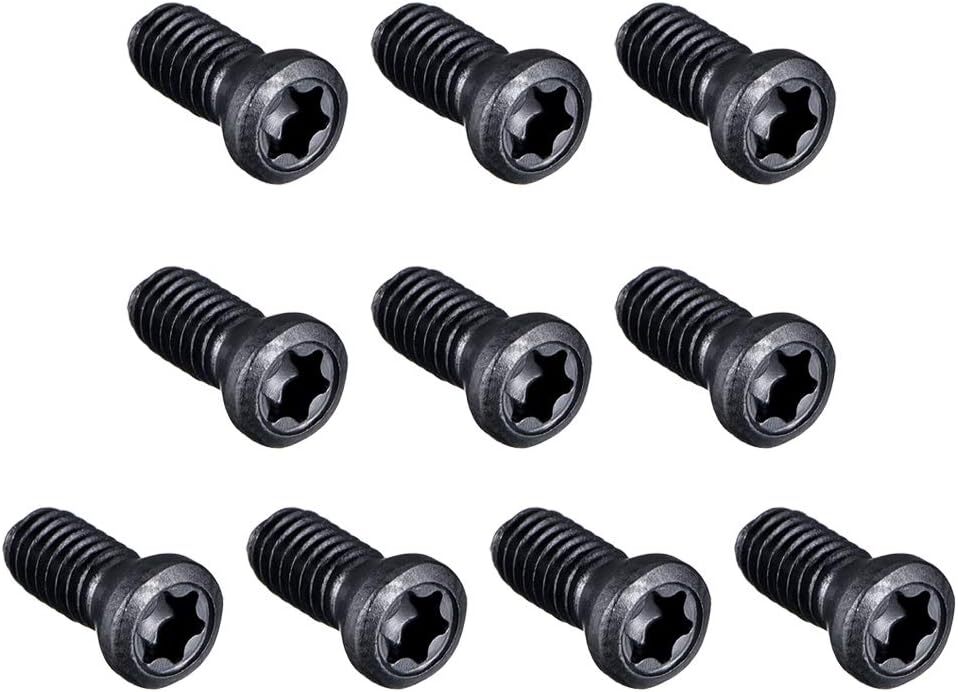 M4x10mm Torx Screws for Replaces Carbide Insert CNC Lathe Tool 12.9 Grade Carbon