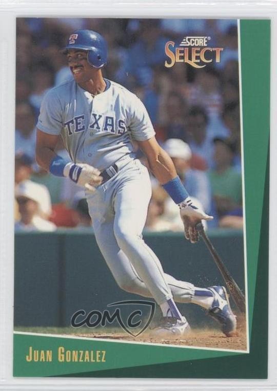 1993 Score Select Juan Gonzalez #40 0c4Fulfilled by COMC - World’s largest consignment service