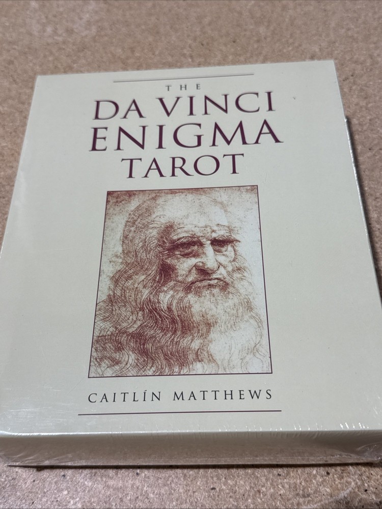The Da Vinci Enigma Tarot: (Tarot Kit Box Set w/ 78 Cards) Caitlín Matthews NEW