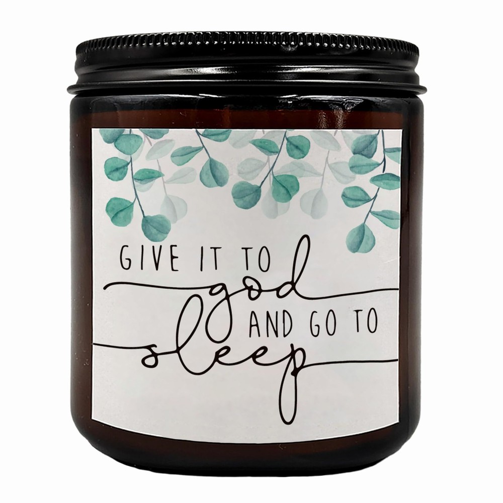 Christian Bible Scented Candles with Eucalyptus for Relaxation and Sleep