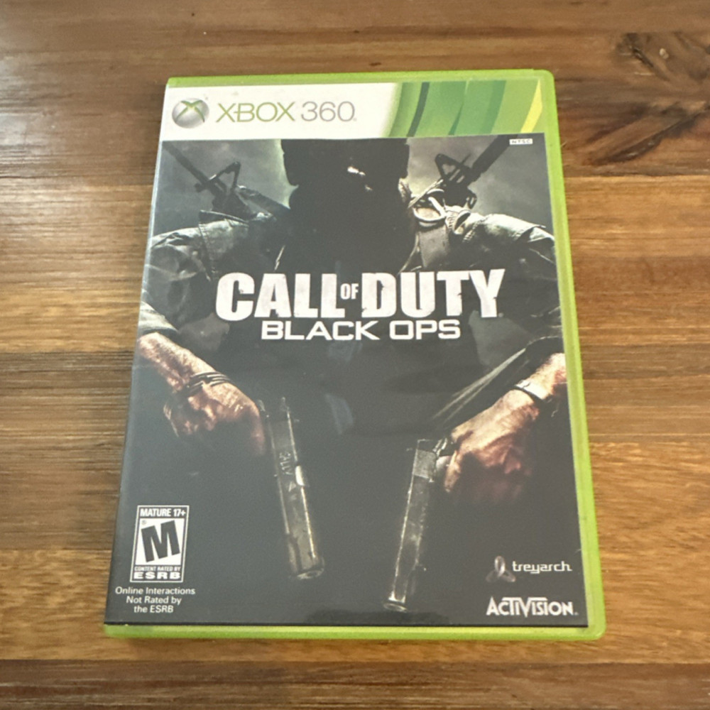 Call of Duty: Black Ops Xbox 360 Manual w/ bonus Black Ops 2