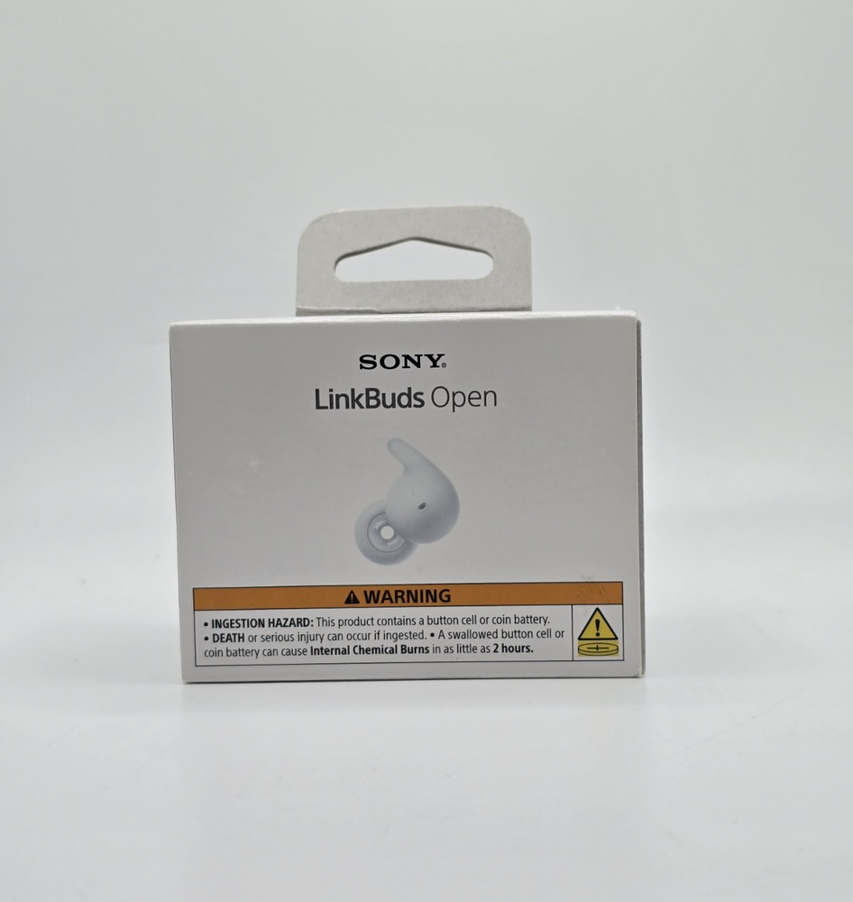 Sony LinkBuds Open Wireless Bluetooth Earbuds - White