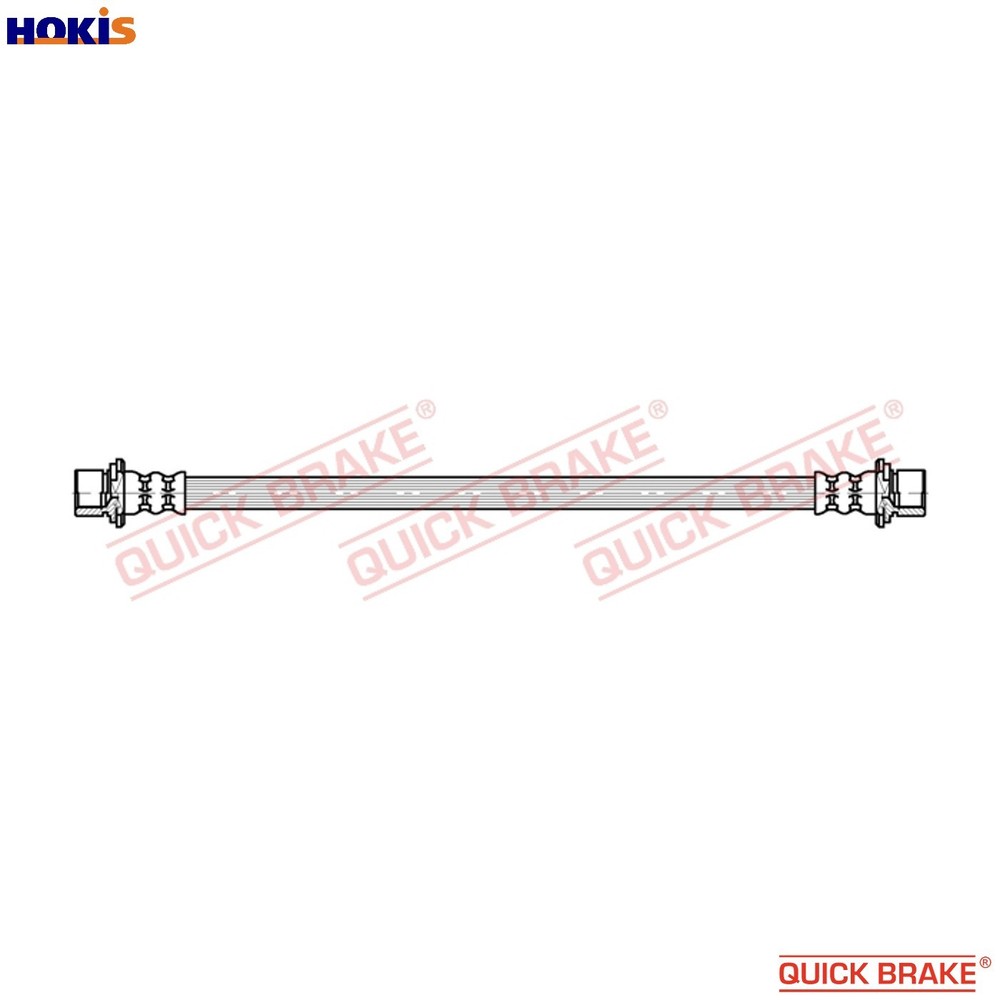 BRAKE HOSE 25.056 FOR TOYOTA DAIHATSU 1KR-FE 1.0L 3cyl YARIS1NR-FE2NZ-FE 1.3L