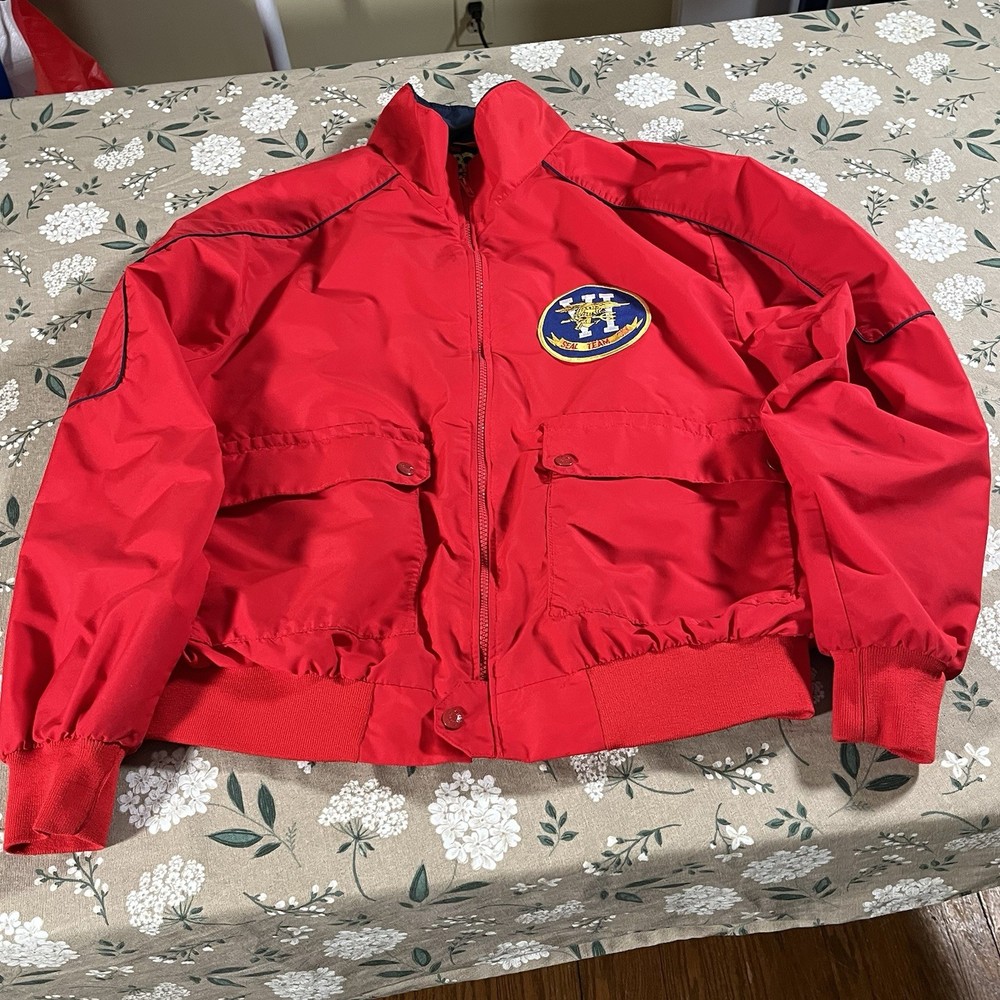 Vintage King Louie Jacket Men’s Large Red 50s 60s 70s Made In USA Work Chore