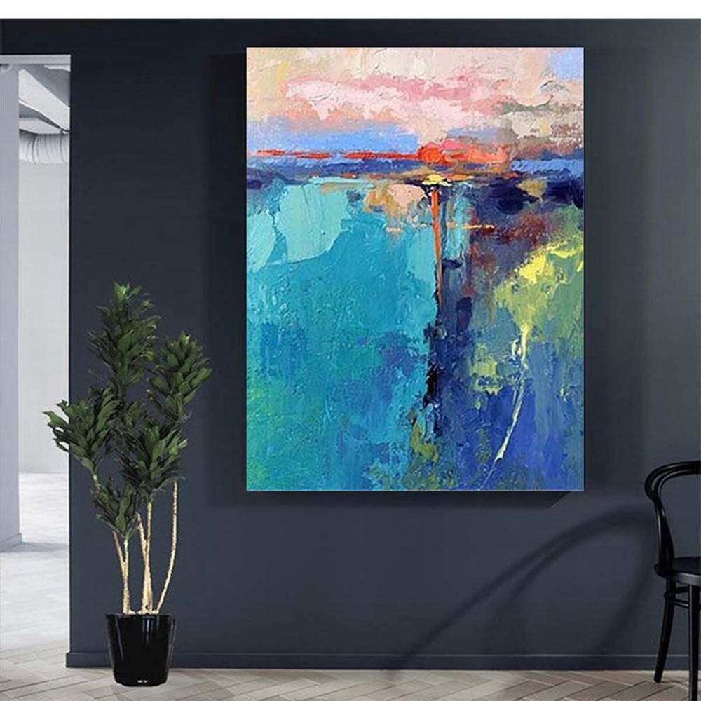 Home Decor Handmade Canvas Oil Painting Modern Abstract Artwork Living Room