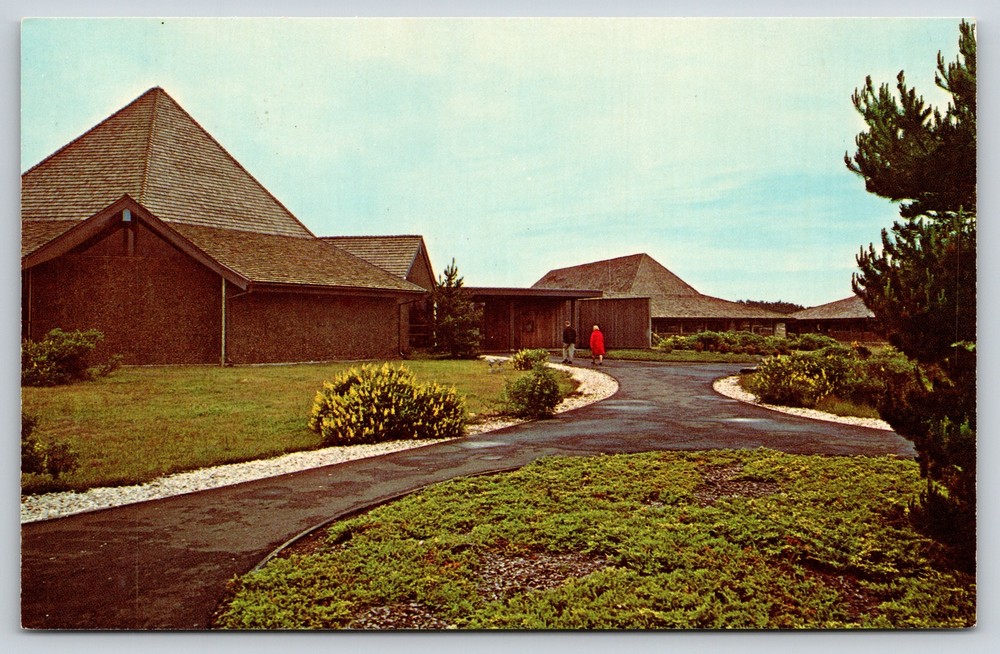 Newport Oregon~Oregon State University Marine Science Center~Vintage Postcard