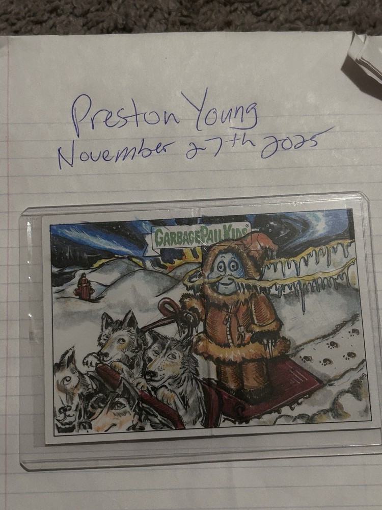 Garbage Pail Kids Sketch Card
