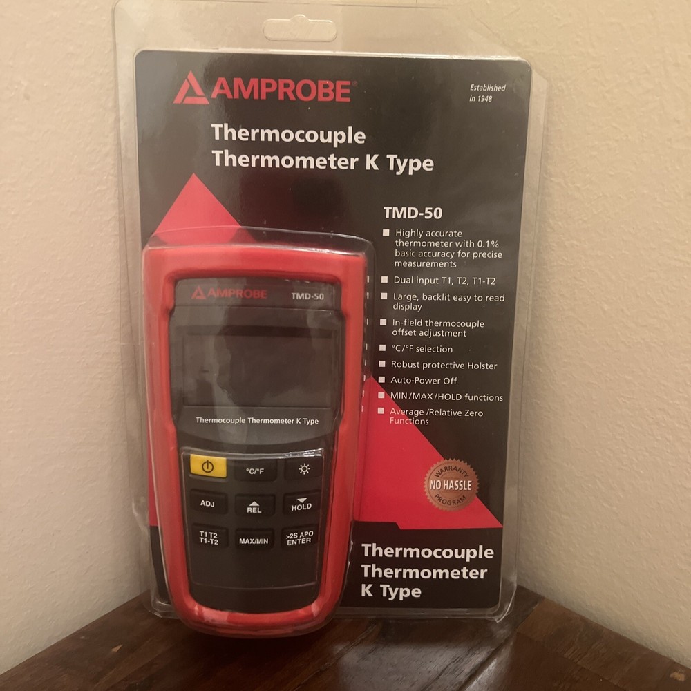Amprobe TMD-50 Thermocouple Thermometer K-type TMD-50: K Type Thermometer
