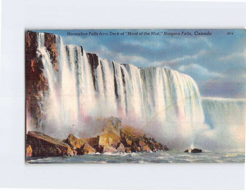 Postcard Horseshoe Falls Niagara Falls Ontario Canada