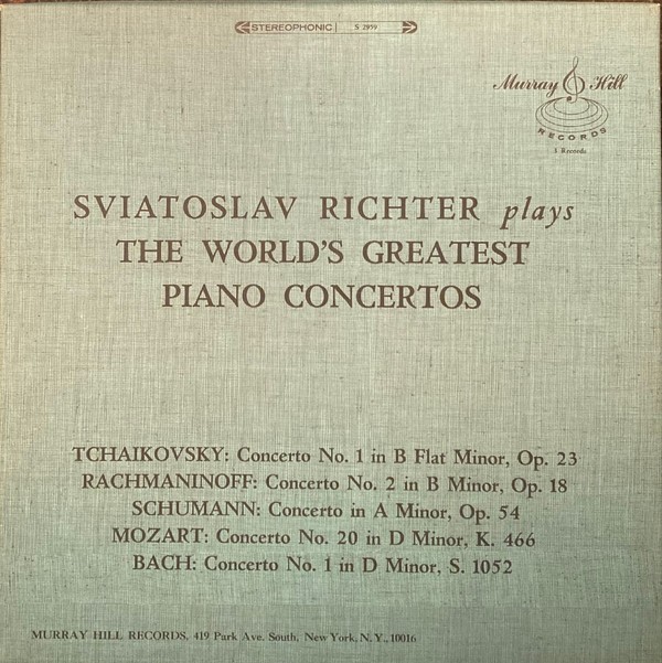Sviatoslav Richter - Sviatoslav Richter Plays The World's Greatest Piano Concert