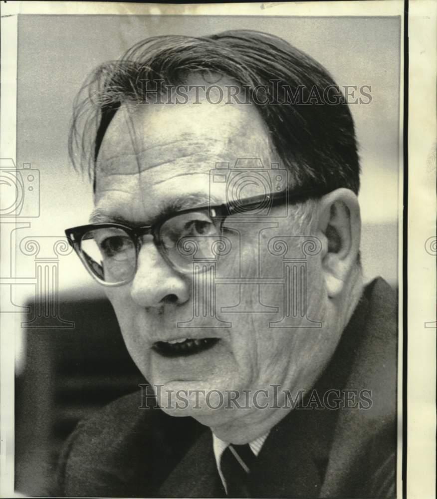1970 Press Photo Columbia University Law Professor Telford Taylor in Washington