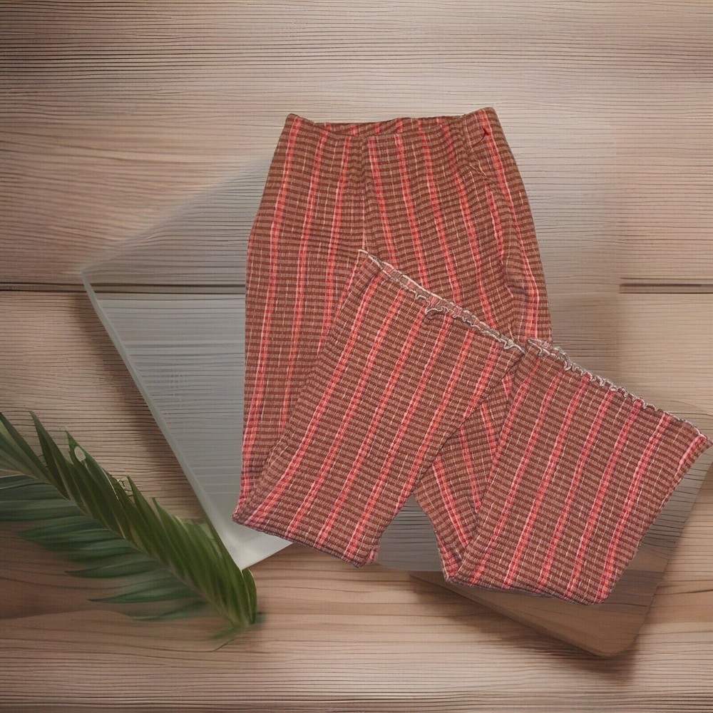 Free People Size Xs Bell bottom Multicolor Pants J1