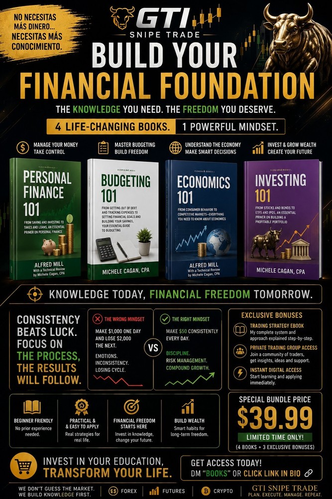 Financial Education Book Bundle – 4 Books Included