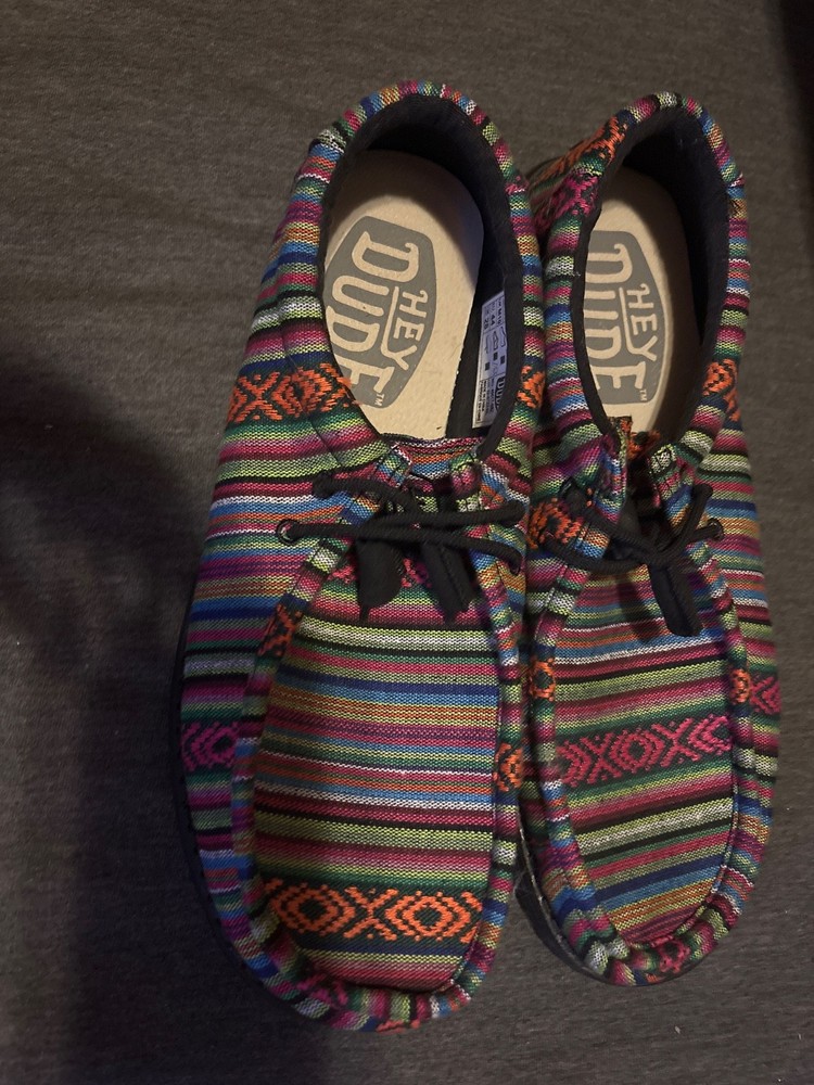 hey dudes mens size 11 wally serape mesa verde
