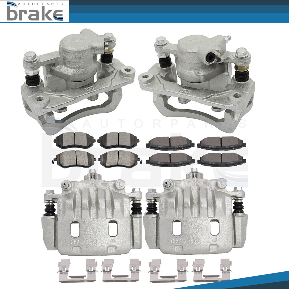 Subaru Impreza 2008-2011 Front & Rear Brake Calipers with Ceramic Pads Kit