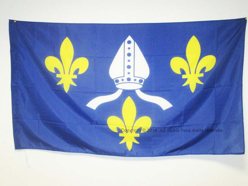 Saintonge Province Flag 2x3 ft for Pole - French County of Saintonge - FRA