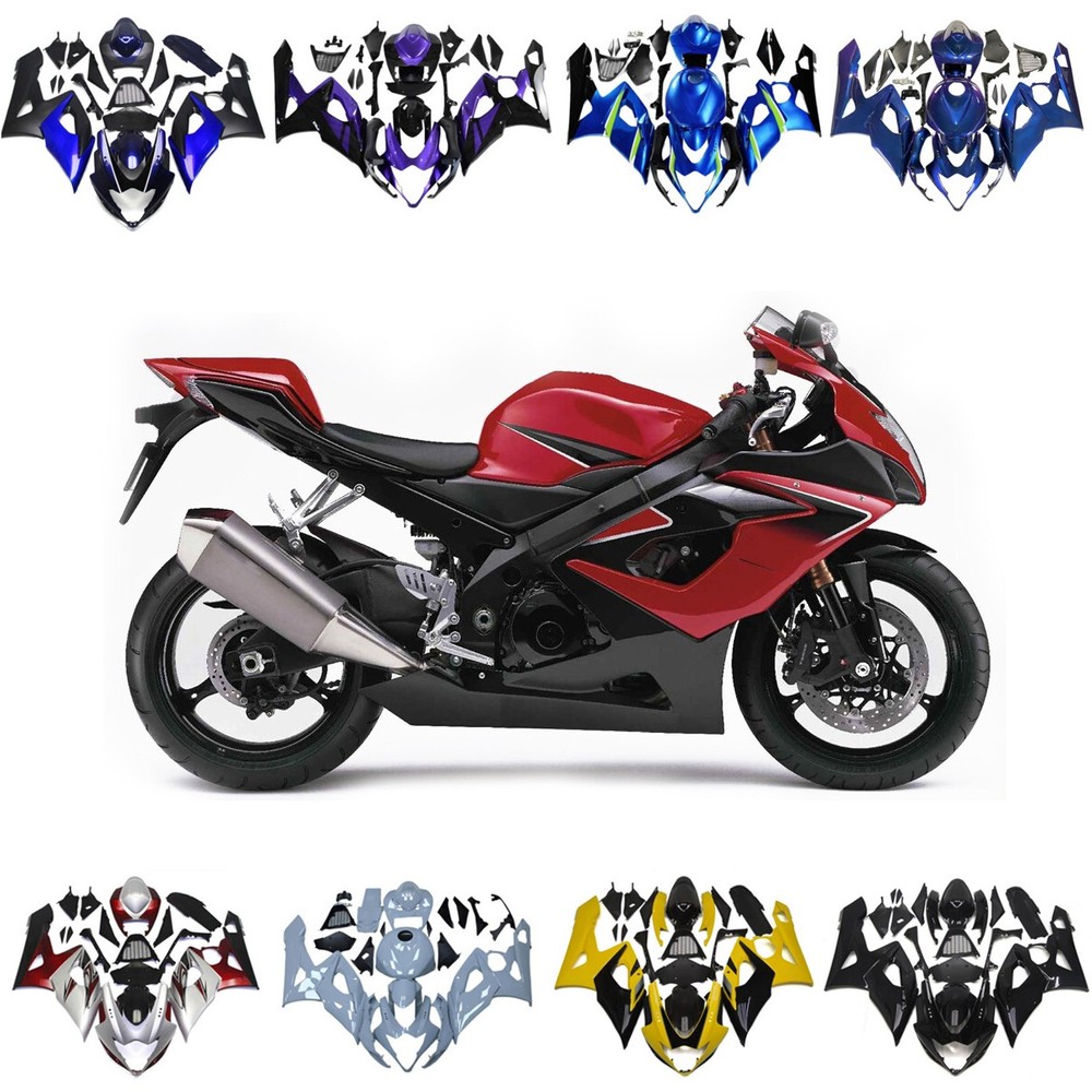 ABS Bodywork For Suzuki GSXR1000 2005 2006 Injection Fairings Plastic Body Kits