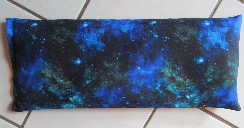 Microwavable Galaxy Corn Heating Pad Hot Pack 6.5x17 Inches for Pain Relief