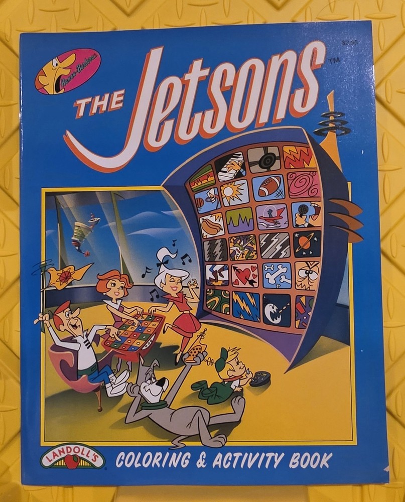 Vintage The Jetsons Large Coloring & Activity Book Hanna Barbera 1994 LANDOLL’S