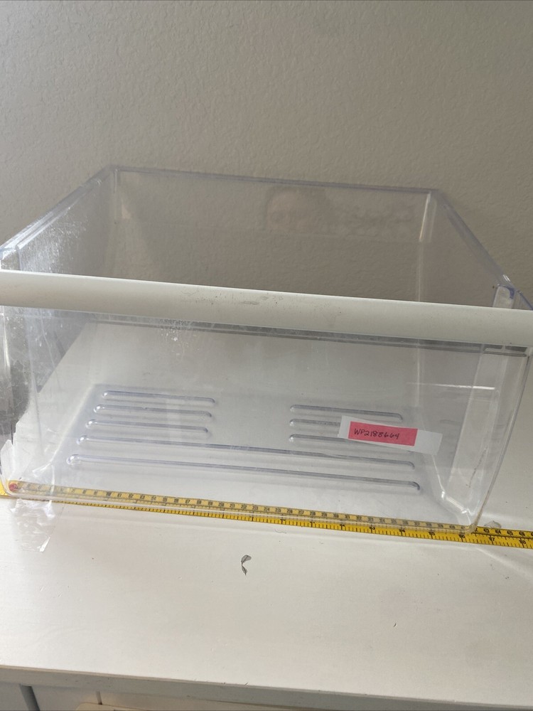 Whirlpool Refrigerator Clear Crisper Pan Bottom Drawer WP2188664 2188664