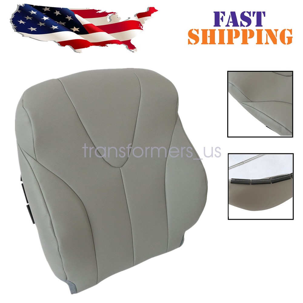 Driver Top Leather Seat Cover Gray For 2007 2008 2009 2010 2011 Toyota Camry XLE