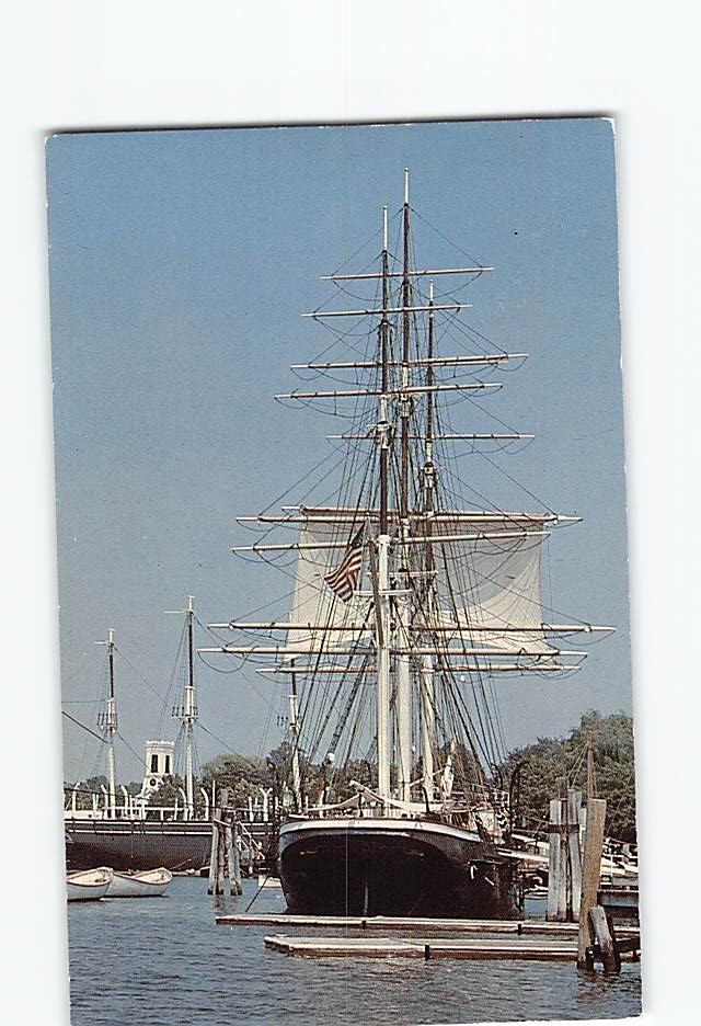 Postcard Mystic Seaport Museum Mystic Connecticut USA