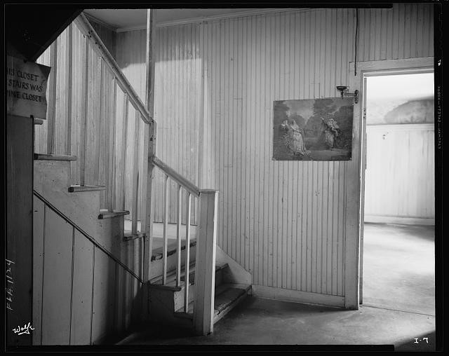 Photo:St. Augustine Florida Spanish Inn Interior Staircase 1930s