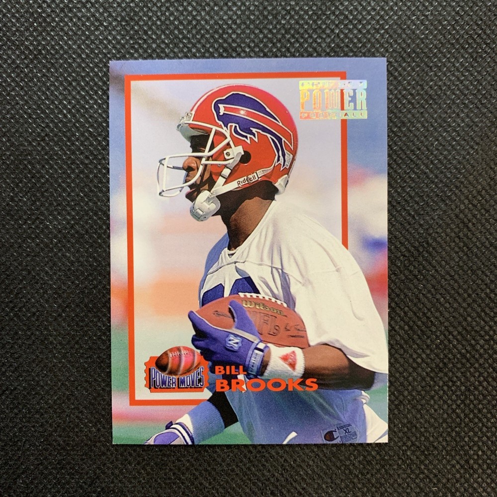 1993 Pro Set Power Moves Bill Brooks Buffalo Bills #PM2