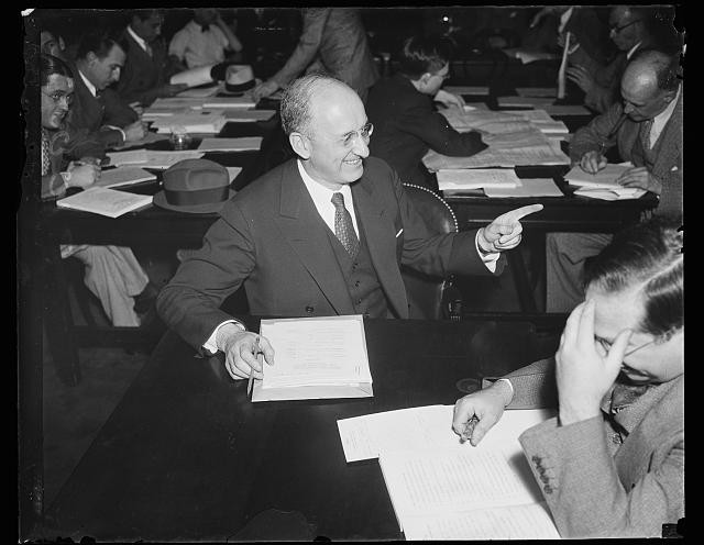 Photo:Henry Morgenthau 1936 Treasury Secretary Meeting Photo